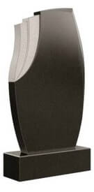 Модель памятника №16 вертикальный, современный, округлый, женский